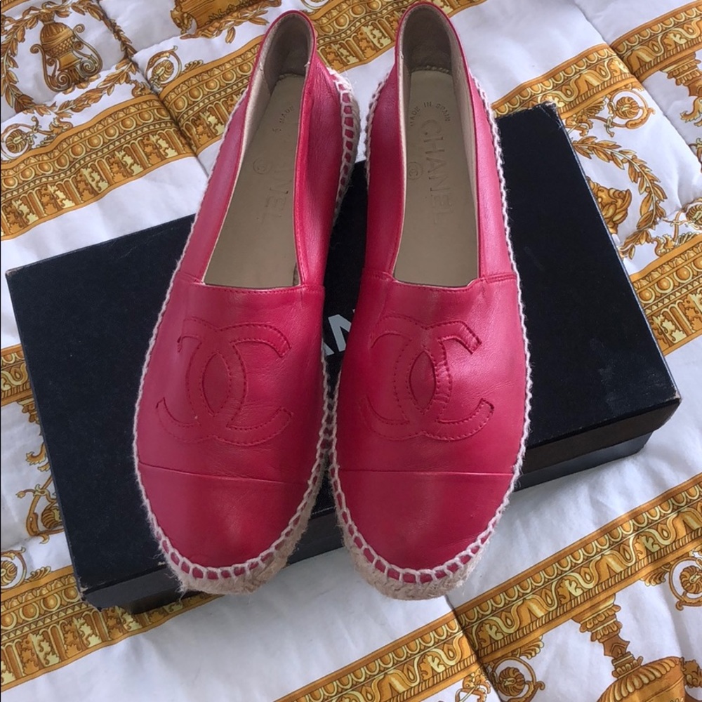 Chanel espadrilles lambskin